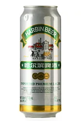 Пиво ХАРБИН Премиум светлое 5% ж/б 0.5л