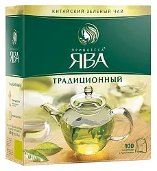 Чай ЯВА Традиционный зеленый 100пак