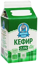 Кефир МОЛОЧНАЯ СКАЗКА бзмж 2.5% т/пак 450г