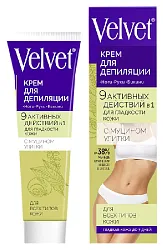 Крем для депиляции ВЕЛЬВЕТ 9в1 с муцином улитки 100мл