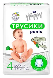 Подгузники-трусики БЕЛЛА ХЭППИ Макси 8-14кг 12шт