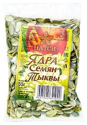 Семечки тыквенные НАТСИ ядро 55г