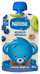 Пюре НЕСТЛЕ яблоко черника м/у 90г