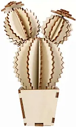 Пазл АПИЛКА Юный гений Кактус-2 3D арт.ЮГ20
