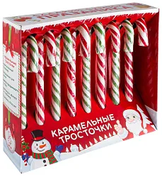 Карамель СЛАДКАЯ СКАЗКА Новогодние трости набор 120г