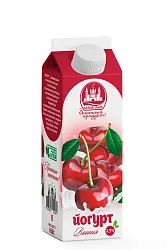 Йогурт БЕЛЫЙ ЗАМОК вишня бзмж 2.5% 450г