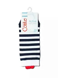 Носки женские КОНТЕ Актив бело-темно-синие р.25 арт.223