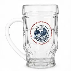 Кружка для пива ПИНТА На рыбалке 500мл арт.85936