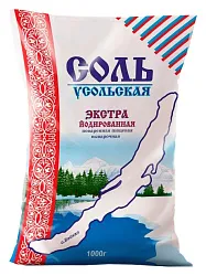 Соль УСОЛЬСКАЯ Экстра йодированная м/у 1кг