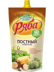 Соус майонезный РЯБА Постный провансаль 50% м/у 390мл