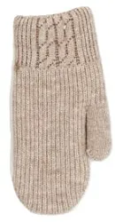 Варежки женские ХОББИ ЛАЙН кофе р.7-8 арт.ВЖ 632-04