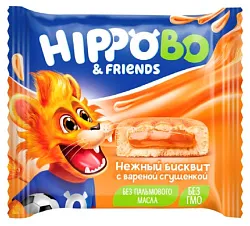 Пирожное ХИППОБО вареная сгущенка 32г
