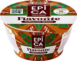 Творожок ЭПИКА Фаворит имбирный пряник бзмж 7.5% 130г