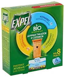 Биоактиватор ЭКСПЕЛ для выгребных ям в дачных туалетах и септиков таблетки 4*20г