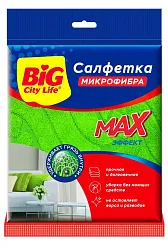 Салфетка из микрофибры БИГ СИТИ ЛАЙФ Mакс-эффект 1шт
