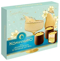 Набор конфет КОМИЛЬФО Шампанское и пряная груша 232г