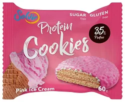 Печенье СОЛВИ Протеин Куки розовое мороженое 60г