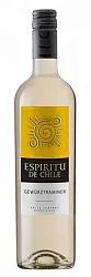 Вино ЕСПИРИТУ ДЕ ЧИЛИ Гевюрцтраминер белое сух 12.5% ст/б 0.75л