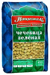 Чечевица НАЦИОНАЛЬ зеленая м/у 450г