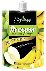 Десерт БИОНЕРДЖИ яблоко банан д/пак 140г