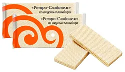 Вафли СЛАДОНЕЖ Ретро со вкусом пломбира 1кг