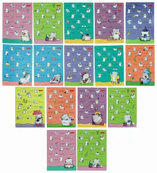 Блокнот ХАТБЕР Приключения кота Пирожка А6 24л арт.24Б6В1