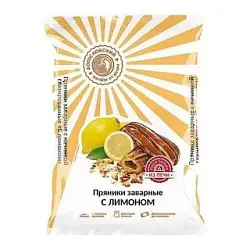 Пряники БОГОСЛОВСКИЙ заварные с лимоном 250г