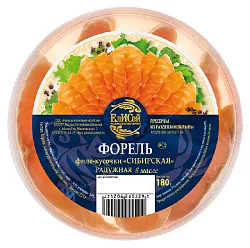 Форель ЕЛИСЕЙ со специями в масле 180г