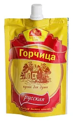 Горчица РУССКИЙ АППЕТИТ Столовая д/пак 120г