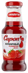 Сироп ПИКАНТА Клубничный ст/б 300г
