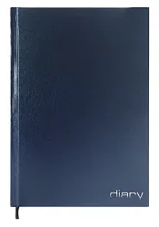 Ежедневник АТТОМИКС темно-синий бумвинил А5 160л