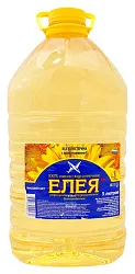 Масло подсолнечное ЕЛЕЯ рафинированное пэт 5л