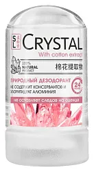 Дезодорант СЕКРЕТЫ ЛАН Кристал с экстрактом хлопка минеральный 60г