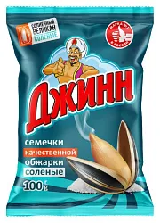 Семечки ДЖИНН Солнечный великан с солью 200г