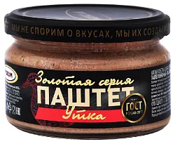 Паштет печеночный РУЗКОМ Утка ст/б 200г