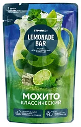 Концентрат для напитка ГУРМИКС Лимонад Бар Мохито 150г
