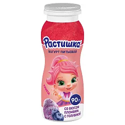 Йогурт РАСТИШКА Пломбир с голубикой обогащенный бзмж 1.6% 90г