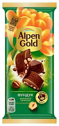 Шоколад АЛЬПЕН ГОЛД с фундуком 80г