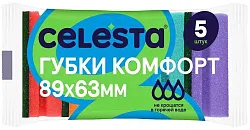 Губка кухонная СЕЛЕСТА Комфорт 5шт