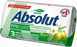 Мыло туалетное АБСОЛЮТ Белый чай и масло оливы 90г