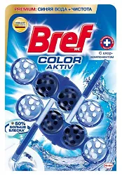 Туалетный блок БРЕФ Колор актив хлор-компонент 2шт
