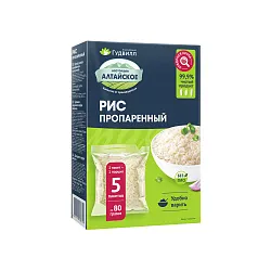 Рис ГУДВИЛЛ обработанный паром карт/уп 5*80г