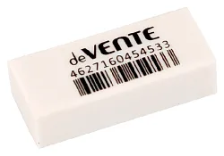 Ластик ДЕВЕНТЕ Бокс белый 31*13*9мм
