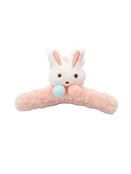 Краб для волос МИЛОТА Милый зайчик розовая арт.25-XZ4559