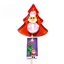 Леденец на палочке СТРАНА ЛЕДЕНЦОВ Елочка с открыткой 22г