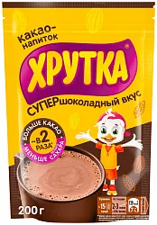 Какао ХРУТКА супер шоколад м/у 200г