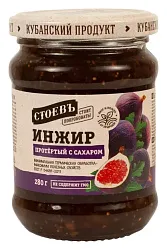 Инжир СТОЕВЪ протертый с сахаром ст/б 280г