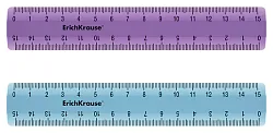 Линейка ЭРИХ КРАУЗЕ пластиковая 15см арт.20/240