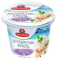 Паста САНТА БРЕМОР Антарктик-криль сливочно-чесночная 150г