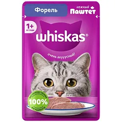 Корм для кошек ВИСКАС Паштет форель 75г